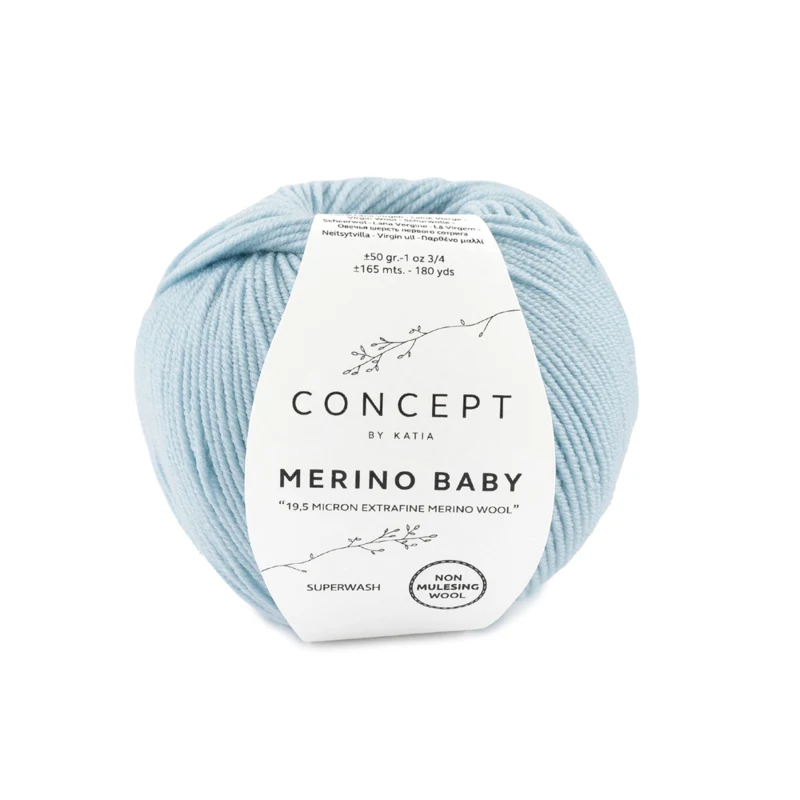 Katia Concept Merino Baby 080 Helle Jeans