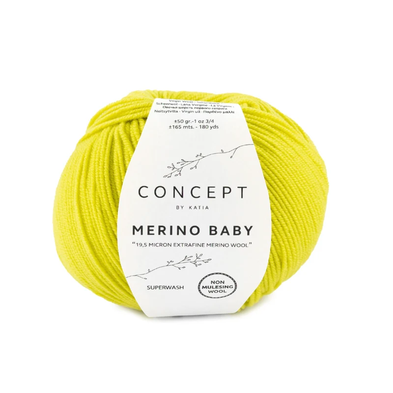 Katia Concept Merino Baby 154 Leuchtend grün