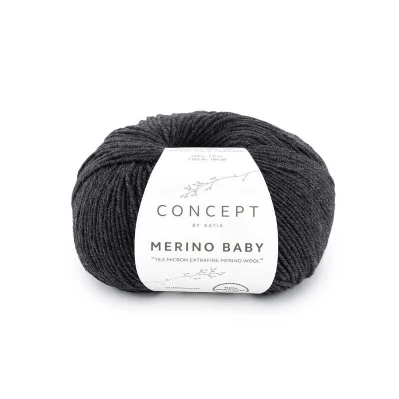 Katia Concept Merino Baby 162 Dunkelgrau