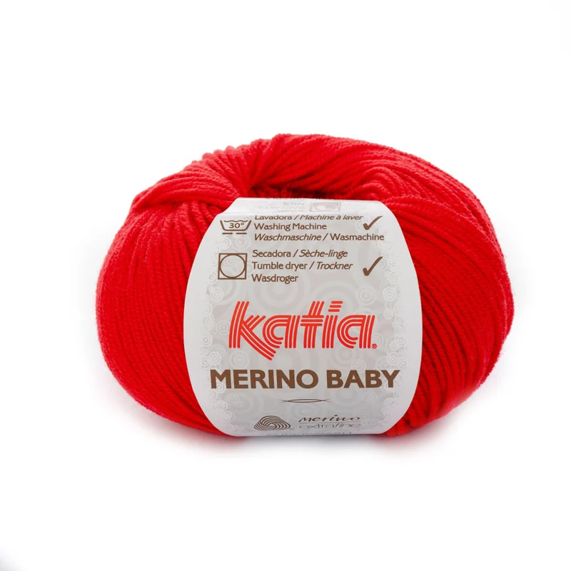Katia Merino Baby 004 Rot