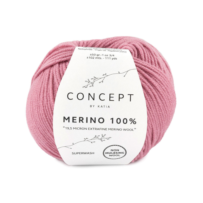 Katia Merino 100% 037 Rose