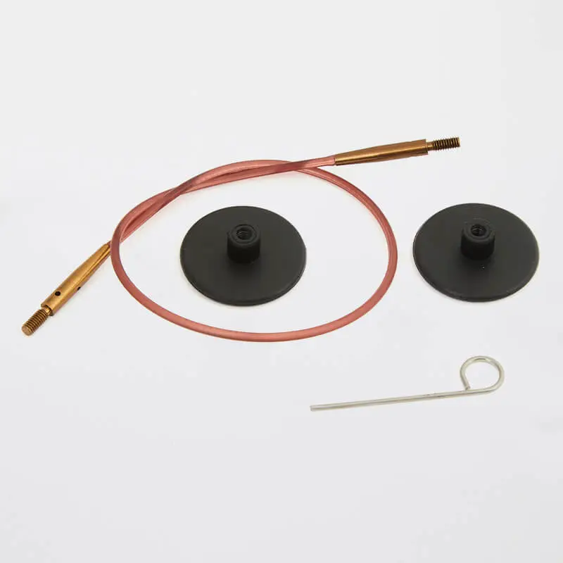 KnitPro Wire Braun (40-150 cm)