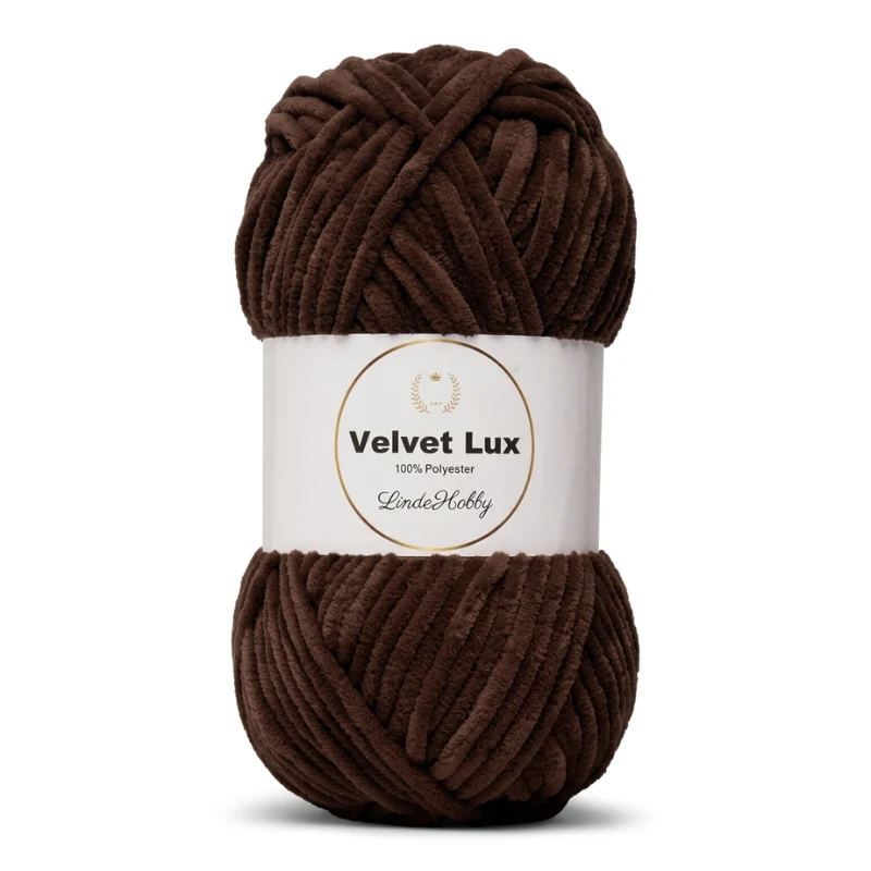 LindeHobby Velvet Lux 48 Schokoladenbraun