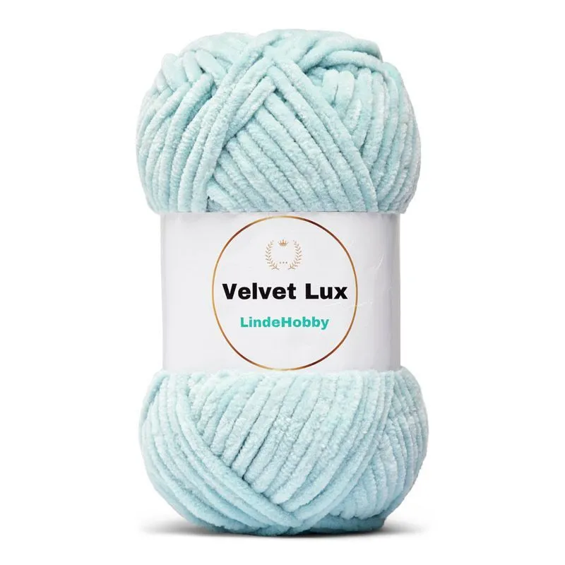 LindeHobby Velvet Lux 20 Eisblau