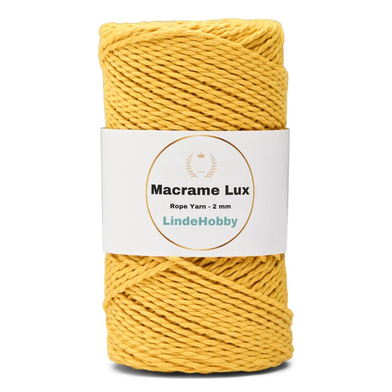 LindeHobby Macrame Lux, Rope Yarn, 2 mm 07