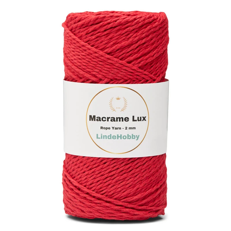 LindeHobby Macrame Lux, Rope Yarn, 2 mm 10 Rot