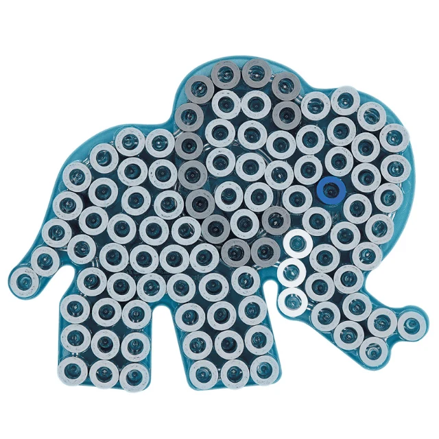 Hama Maxi Stiftplatte, transparent - Kleiner Elefant 8230