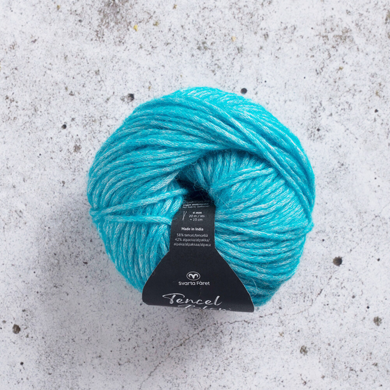 Svarta Fåret Tencel Blow 67 Aqua blau