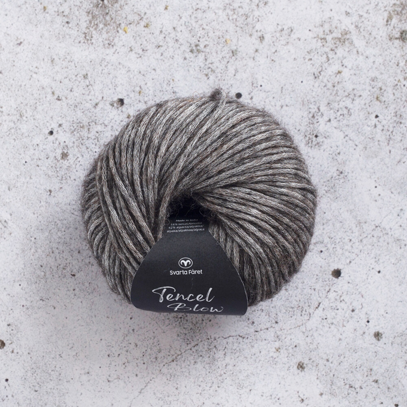 Svarta Fåret Tencel Blow 25 Espresso schwarz