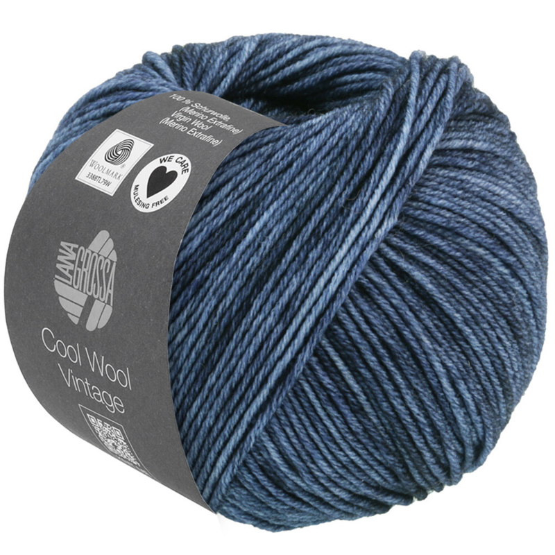 Lana Grossa Cool Wool Vintage 66 Dunkelblau