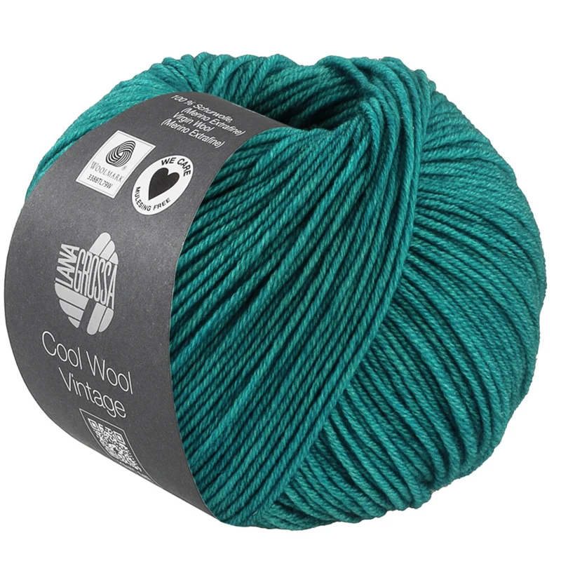 Lana Grossa Cool Wool Vintage 94 Petrolgrün