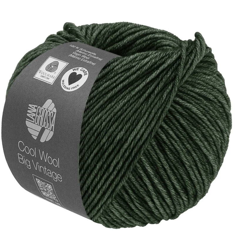 Lana Grossa Cool Wool Big Vintage 97 Waldgrün