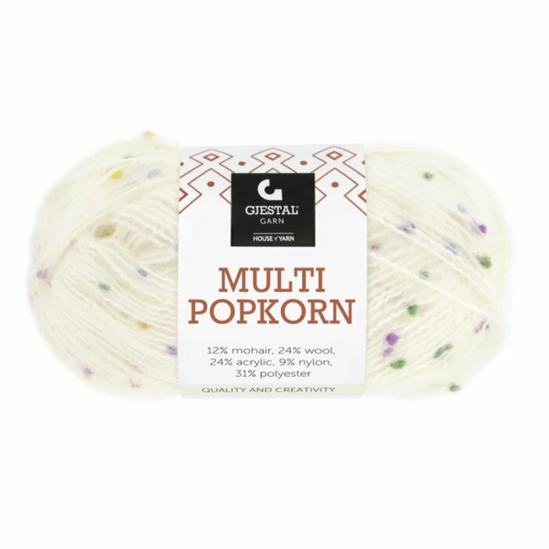 Gjestal Multi Popkorn 501 Weiß