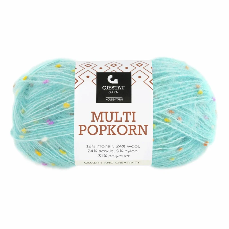 Gjestal Multi Popkorn 507 Helltürkis