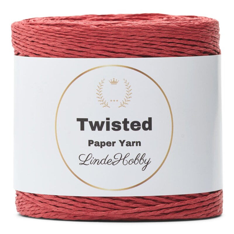 LindeHobby Twisted Paper Yarn 21 Rot