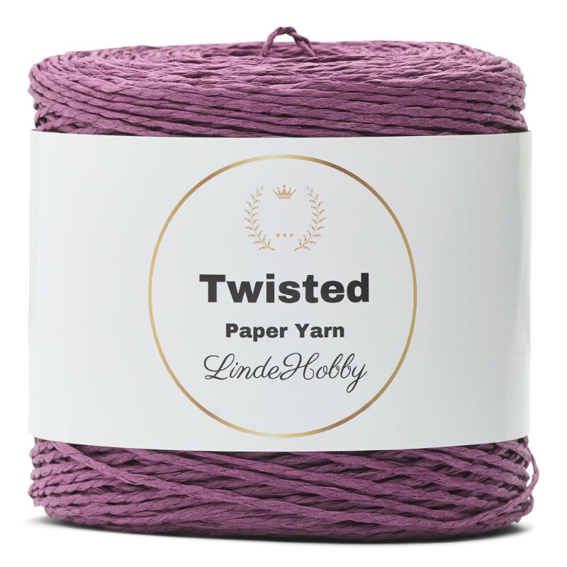 LindeHobby Twisted Paper Yarn 18 Violett