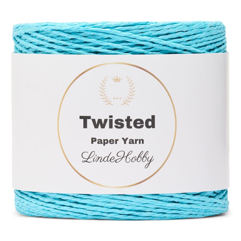 LindeHobby Twisted Paper Yarn 24 Türkis