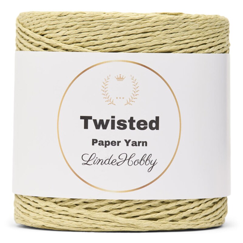 LindeHobby Twisted Paper Yarn 22 Salbeigrün