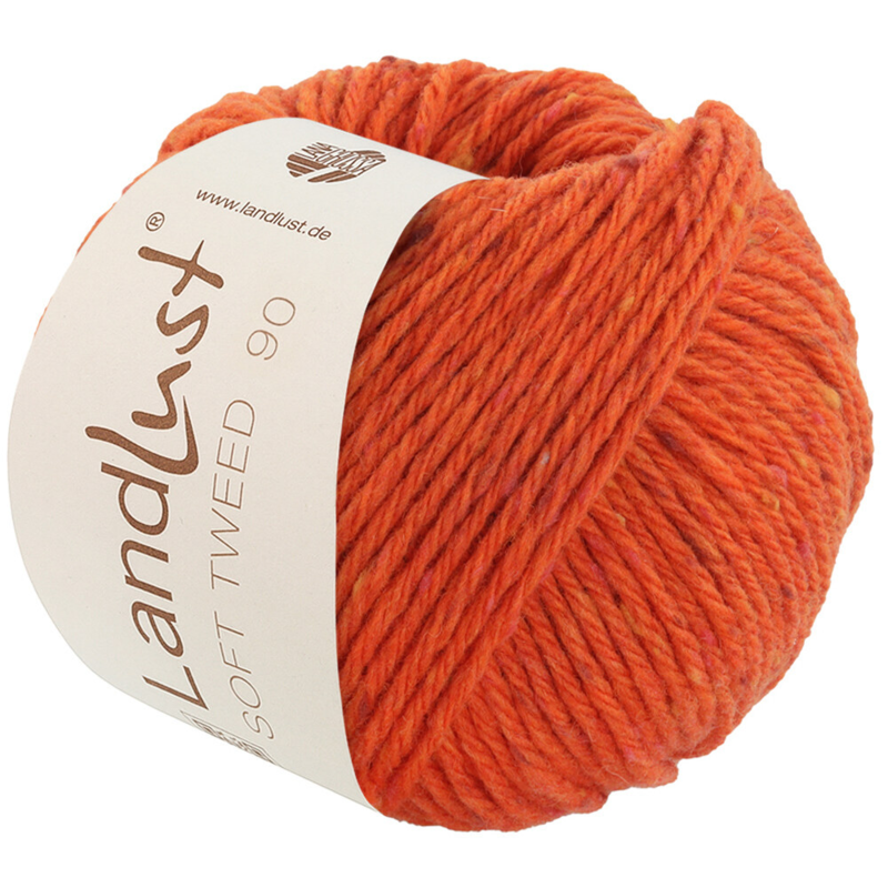 Lana Grossa Landlust Soft Tweed 90 24 Orange meliert