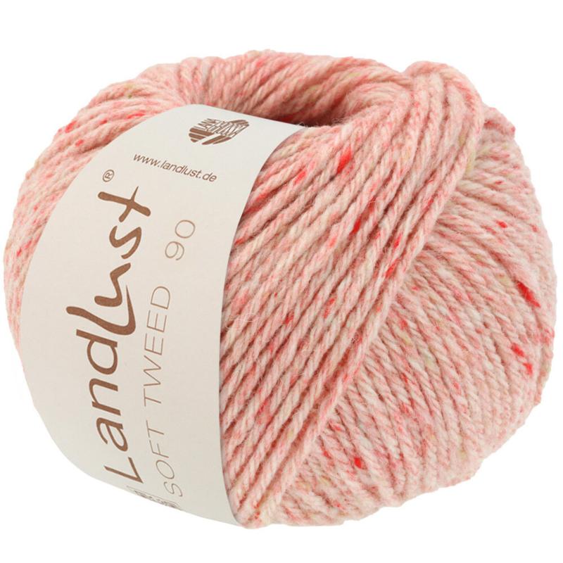 Lana Grossa Landlust Soft Tweed 90 12 Hellrot meliert