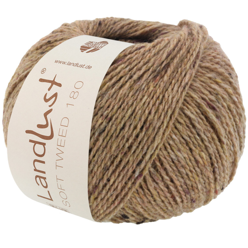 Lana Grossa Landlust Soft Tweed 180 109 Nougat meliert