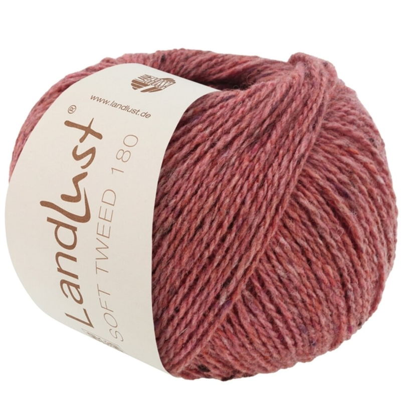 Lana Grossa Landlust Soft Tweed 180 128 Altrosa meliert