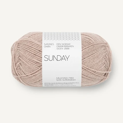 Sandnes Sunday 2650 Beige meliert