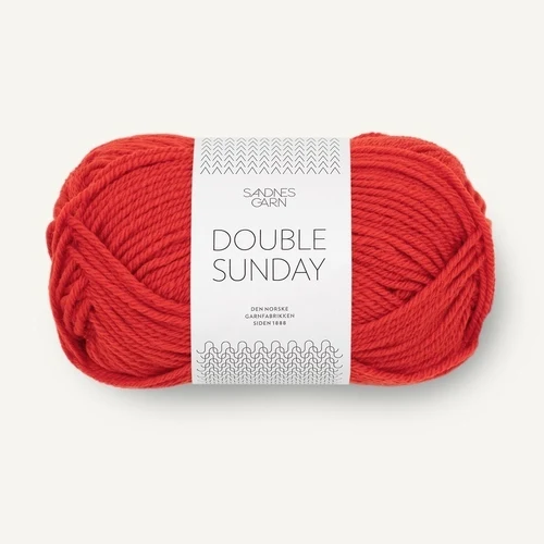 Sandnes Double Sunday 4018 Scarlet Red