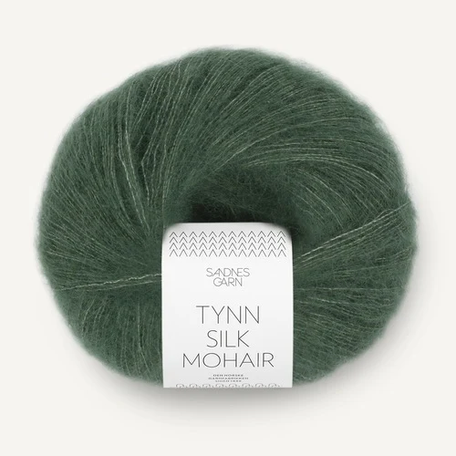 Sandnes Tynn Silk Mohair 8581 Tiefschwarzgrün