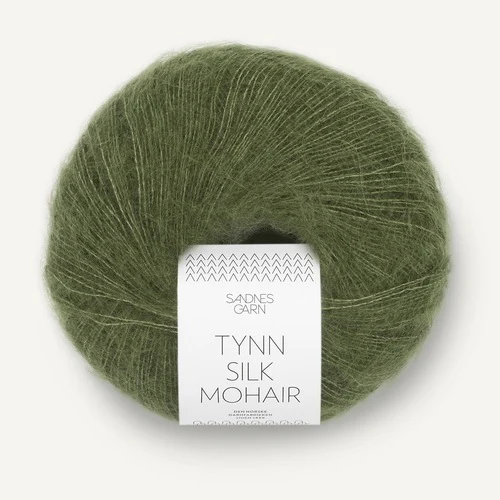 Sandnes Tynn Silk Mohair 9062 Olivengrün