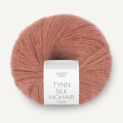 Sandnes Tynn Silk Mohair 3553 Staubige pflaumenrosa