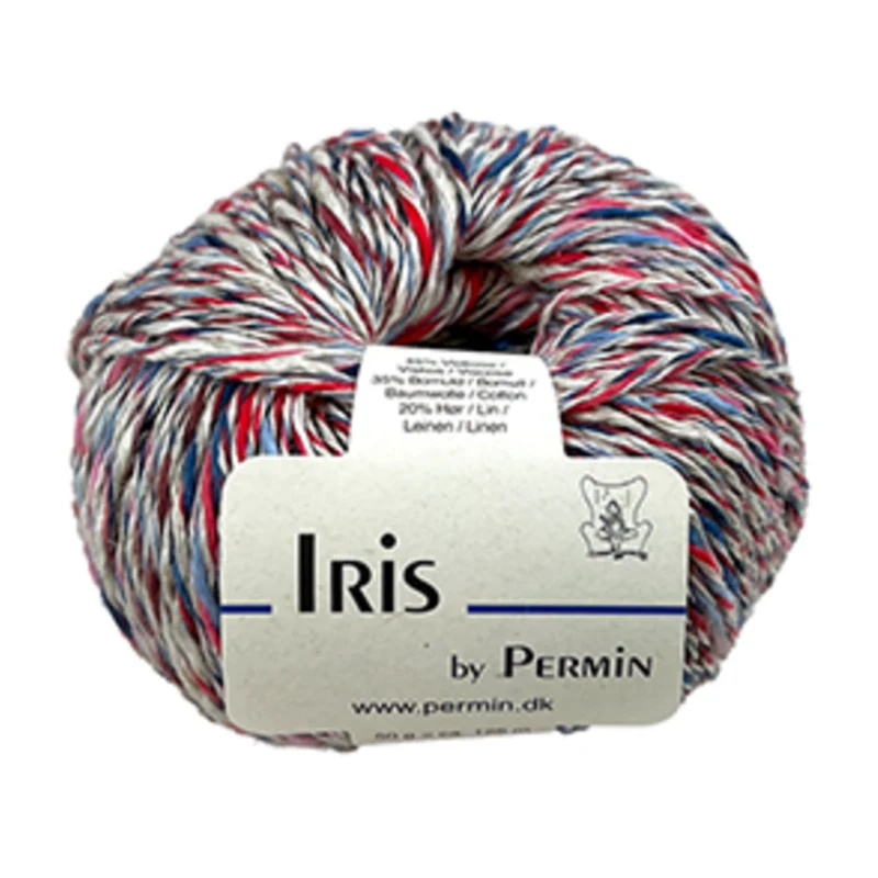 Permin Iris 09 Rot/blau