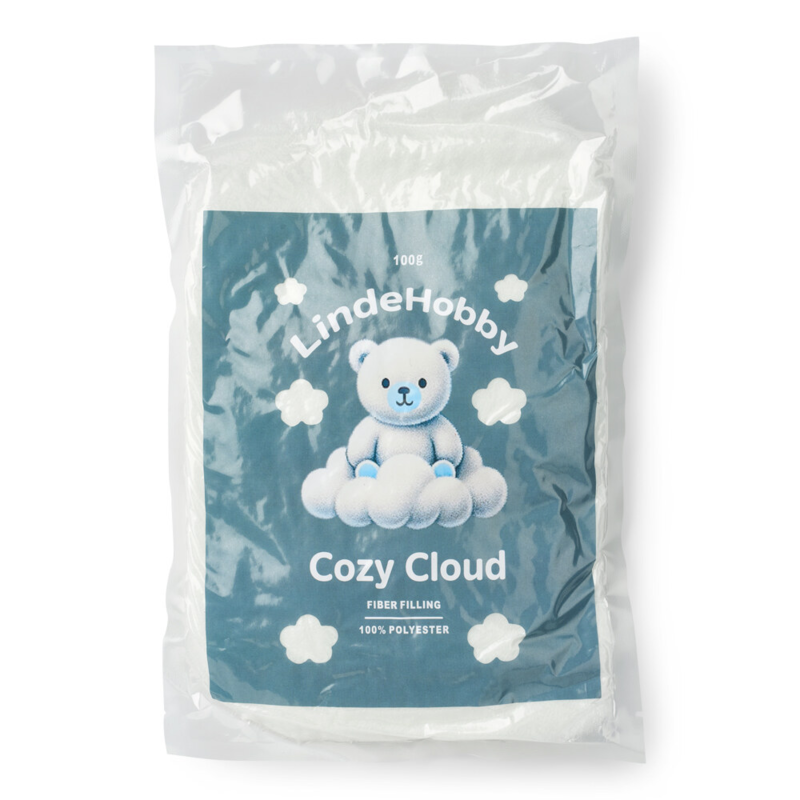 LindeHobby Cozy Cloud Füllwatte 100 g