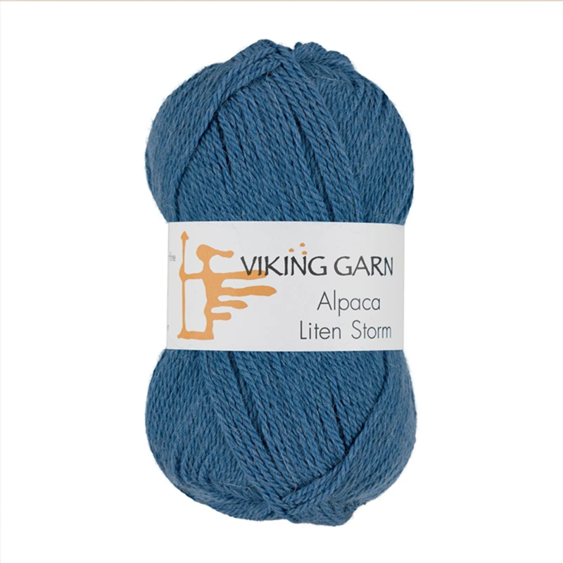 Viking Alpaca Liten Storm 724 Mittelblau