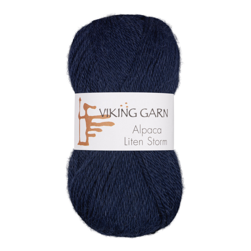 Viking Alpaca Liten Storm 726 Marineblau