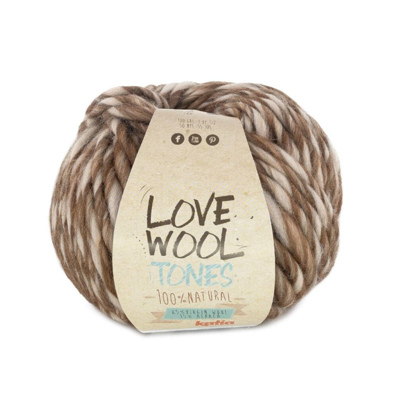 Katia Love Wool Tones 201 Braun