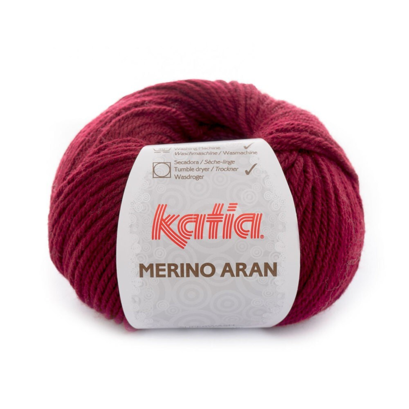 Katia Merino Aran 023 Dunkel bordeaux