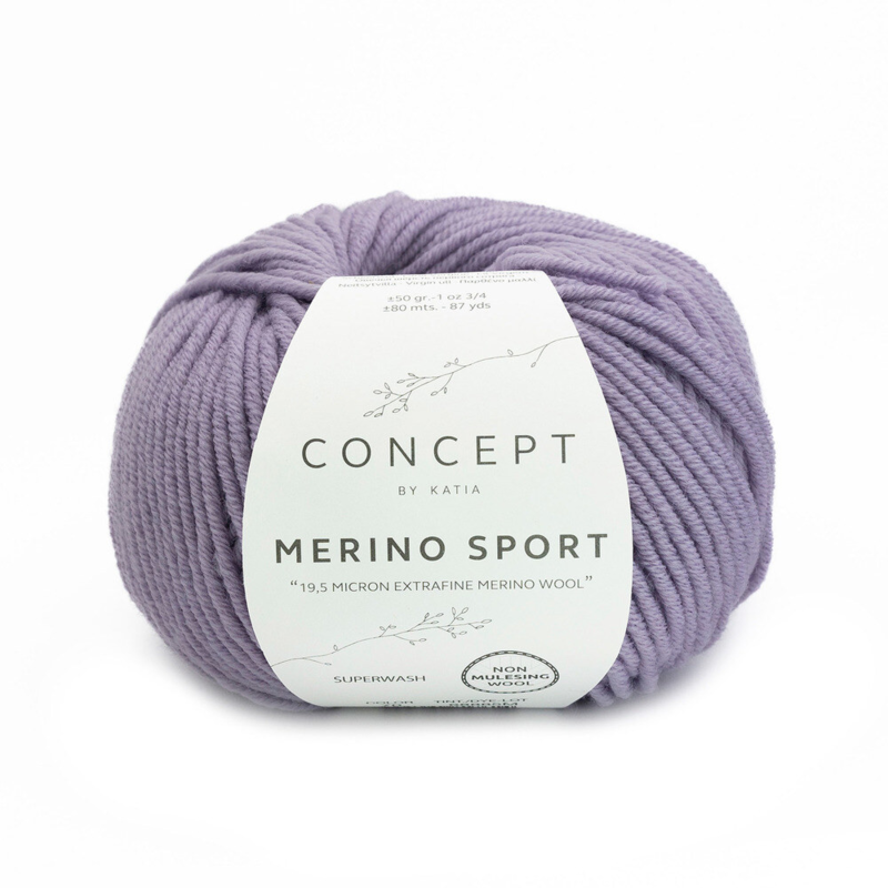 Katia Concept Merino Sport 070 Lavendel