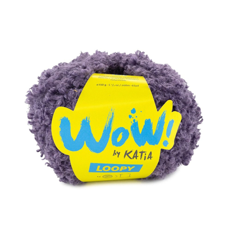 Katia Wow Loopy 160 Dunkellila