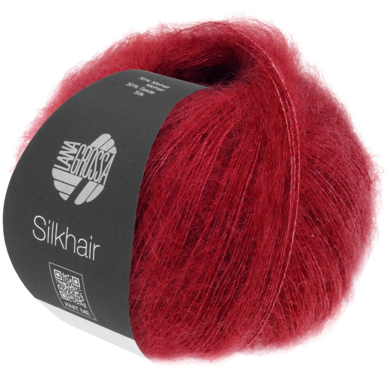 Lana Grossa Silkhair 208 Weinrot