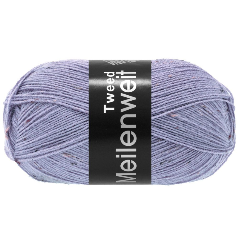Lana Grossa Meilenweit 100 Tweed 180 Blauviolett