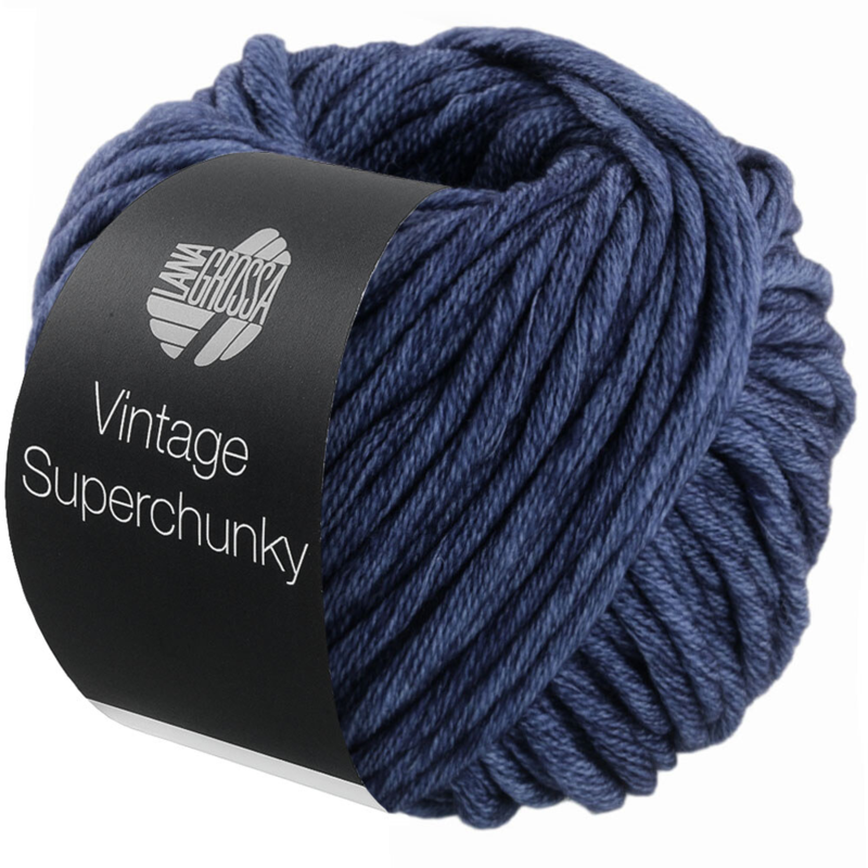 Lana Grossa Vintage Superchunky 505 Dunkelblau