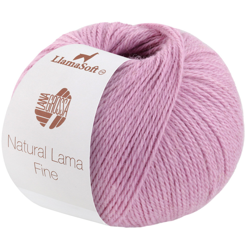 Lana Grossa Natural Lama Fine 102 Fliederrosa