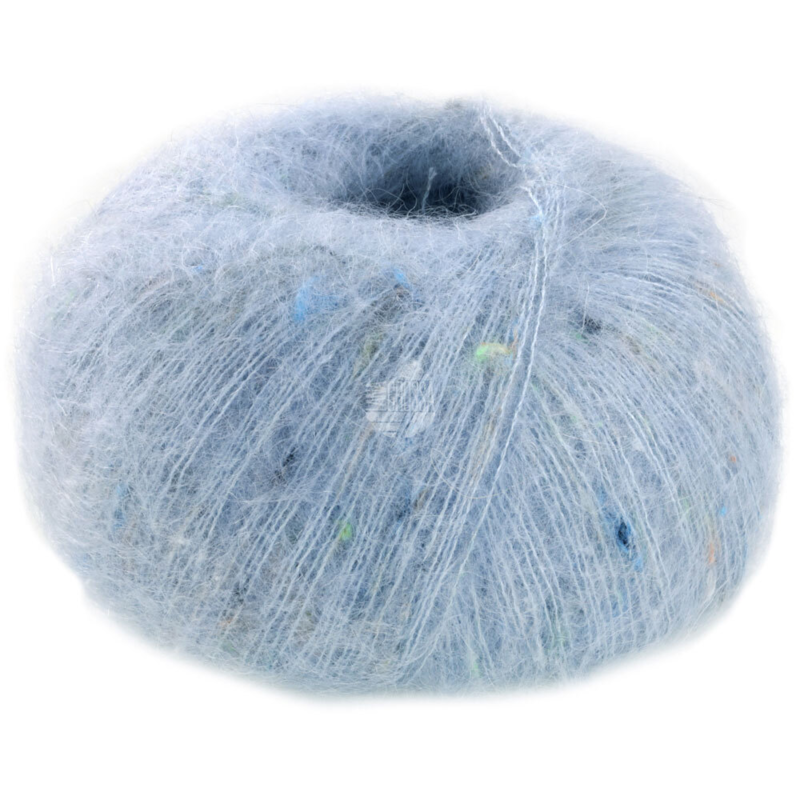 Lana Grossa Natural Superkid Tweed 618 Hellblau