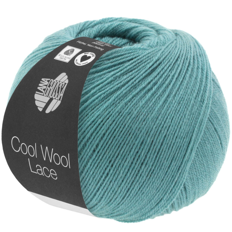 Lana Grossa Cool Wool Lace 05 Minttürkis