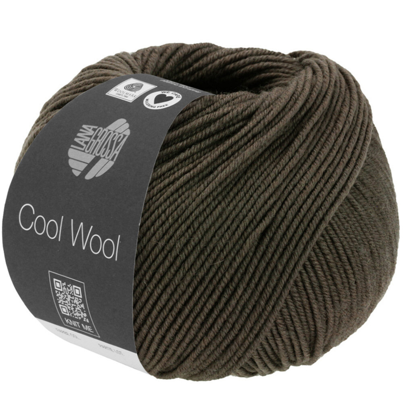 Lana Grossa Cool Wool Mélange 1429 Dunkeloliv meliert