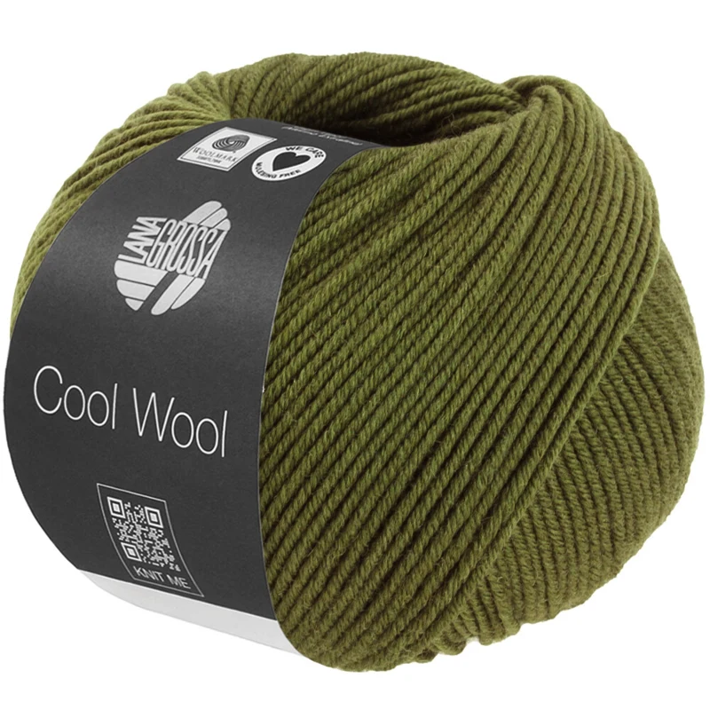 Lana Grossa Cool Wool Mélange 1506 Oliv meliert