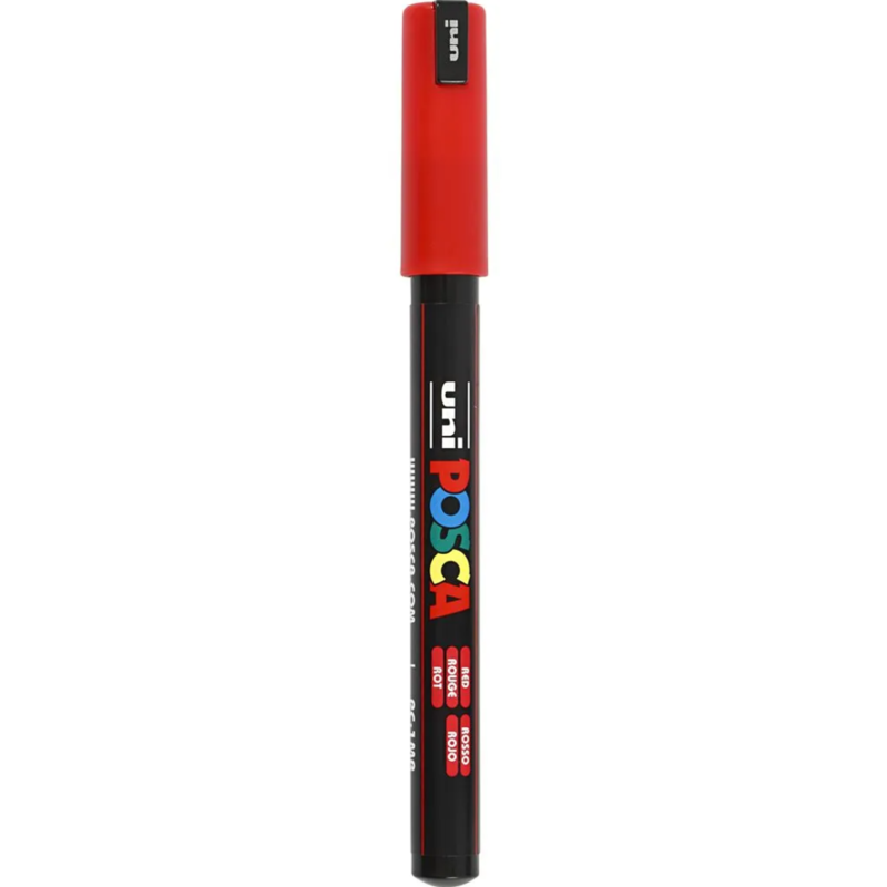 Posca Marker, 0.7 mm, 1 Stk. Rot