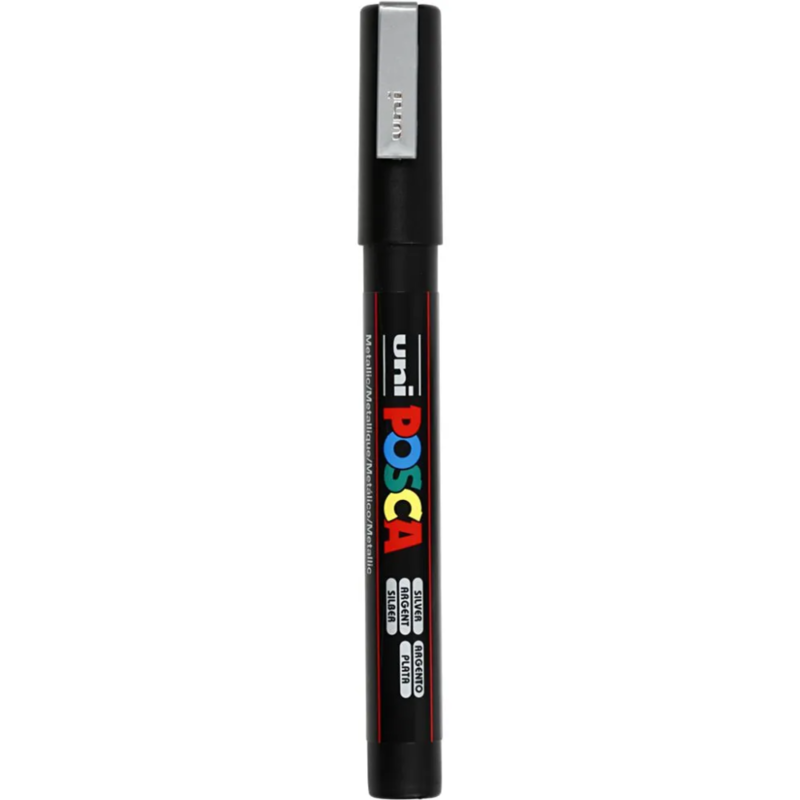 Posca Marker, 0,9-1,3 mm, 1 Stk. Silber