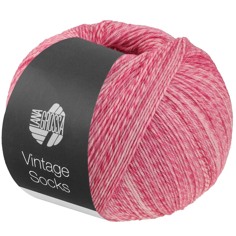 Lana Grossa Vintage Socks 1022 Rosa/Pink meliert